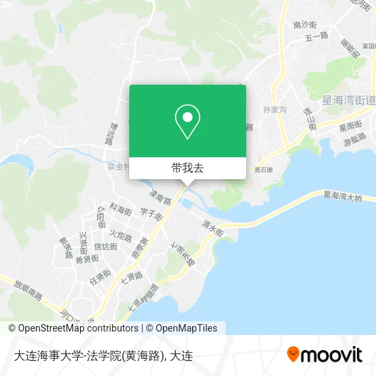 大连海事大学-法学院(黄海路)地图