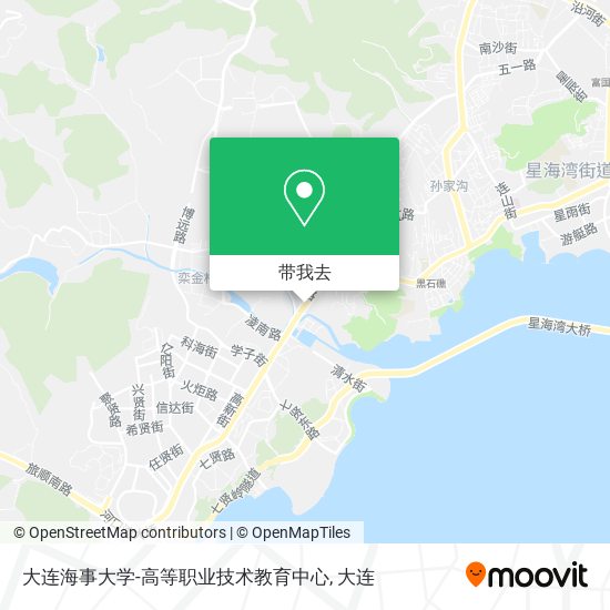大连海事大学-高等职业技术教育中心地图