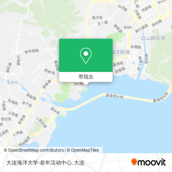 大连海洋大学-老年活动中心地图