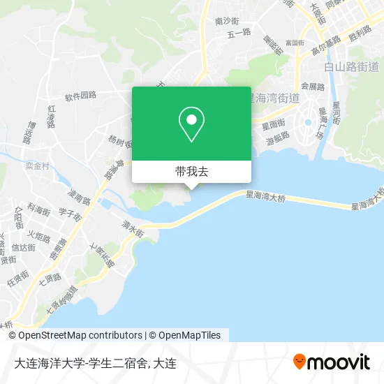 大连海洋大学-学生二宿舍地图