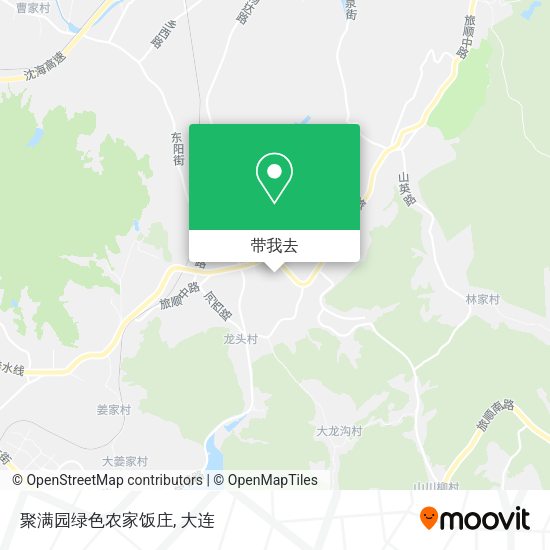 聚满园绿色农家饭庄地图