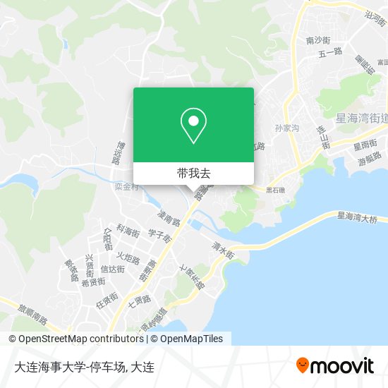 大连海事大学-停车场地图