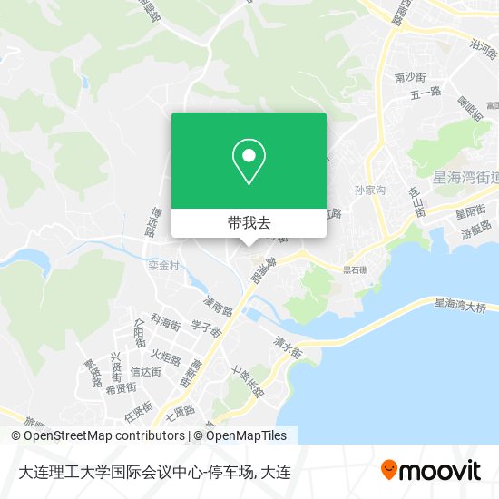 大连理工大学国际会议中心-停车场地图