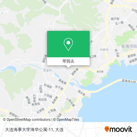 大连海事大学海华公寓-11地图