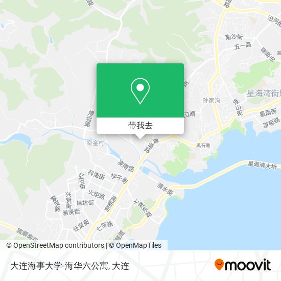 大连海事大学-海华六公寓地图