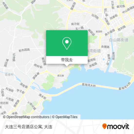 大连三号店酒店公寓地图