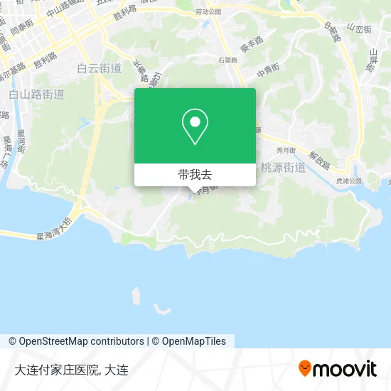 大连付家庄医院地图