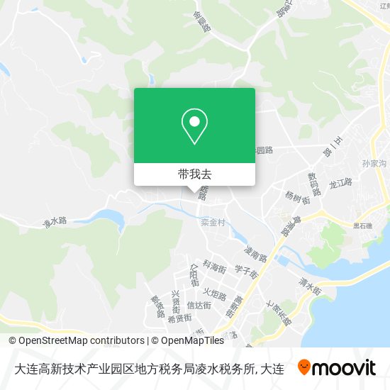 大连高新技术产业园区地方税务局凌水税务所地图