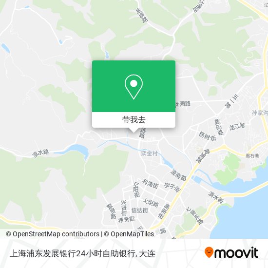 上海浦东发展银行24小时自助银行地图
