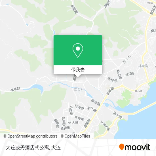 大连凌秀酒店式公寓地图