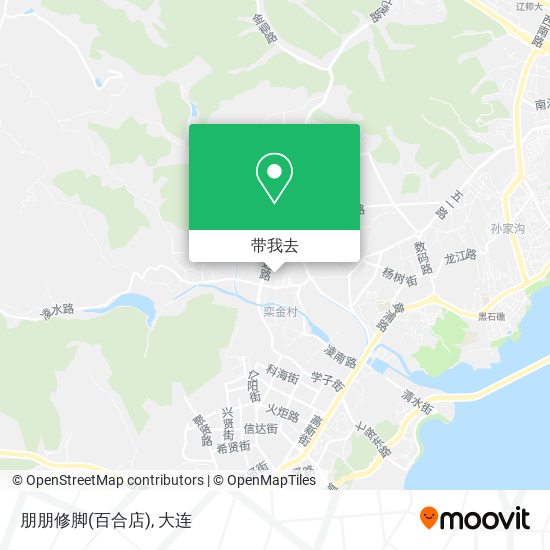 朋朋修脚(百合店)地图