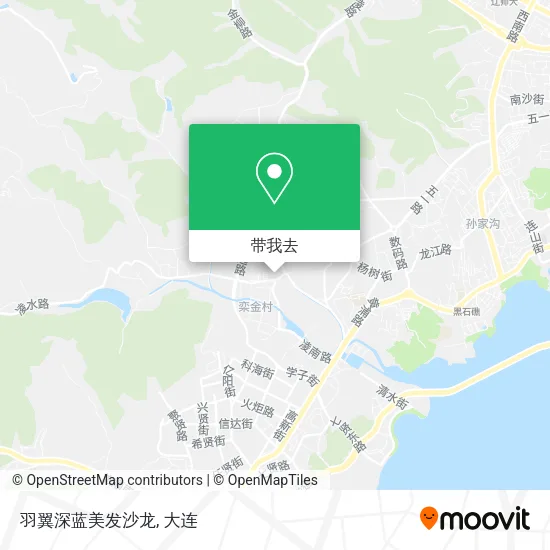 羽翼深蓝美发沙龙地图