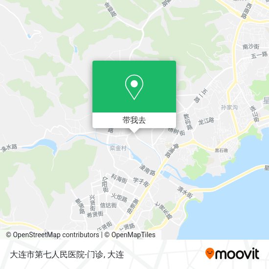 大连市第七人民医院-门诊地图