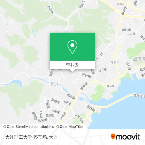 大连理工大学-停车场地图