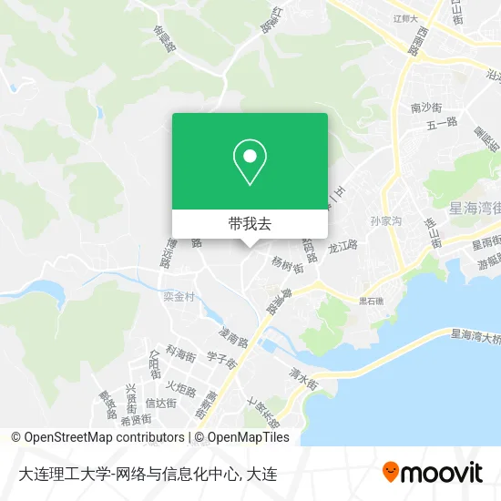 大连理工大学-网络与信息化中心地图