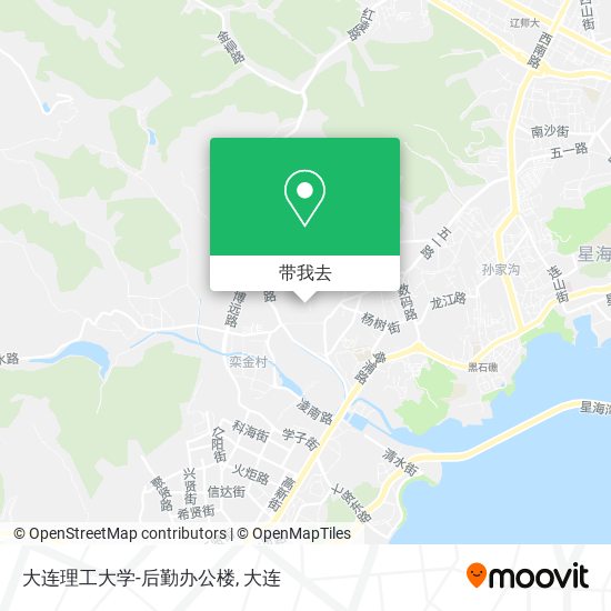 大连理工大学-后勤办公楼地图