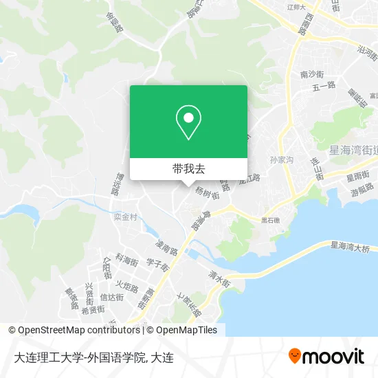 大连理工大学-外国语学院地图