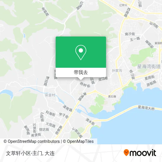 文萃轩小区-主门地图