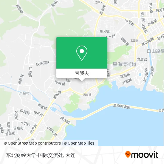 东北财经大学-国际交流处地图