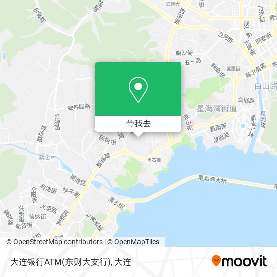 大连银行ATM(东财大支行)地图