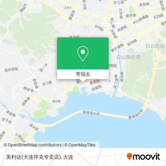 美利达(大连拜克专卖店)地图