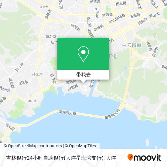 吉林银行24小时自助银行(大连星海湾支行)地图