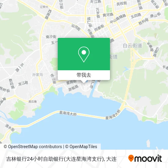 吉林银行24小时自助银行(大连星海湾支行)地图