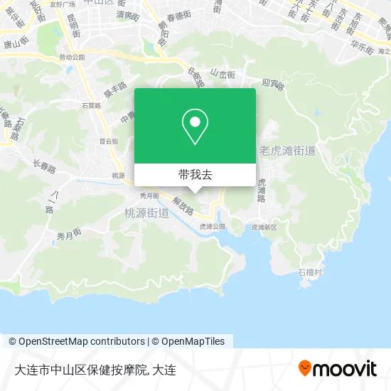 大连市中山区保健按摩院地图