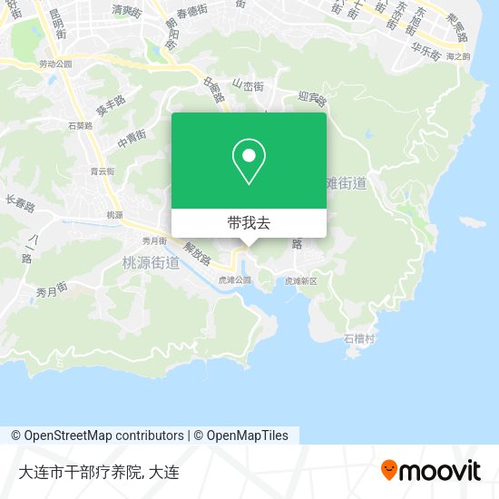 大连市干部疗养院地图