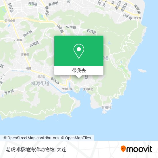 老虎滩极地海洋动物馆地图