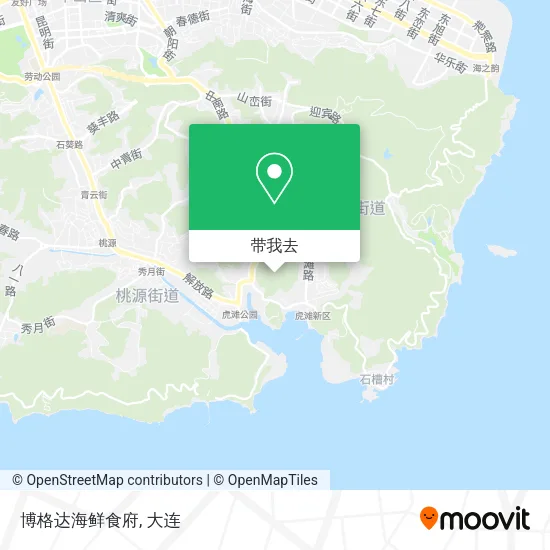 博格达海鲜食府地图