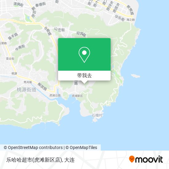 乐哈哈超市(虎滩新区店)地图
