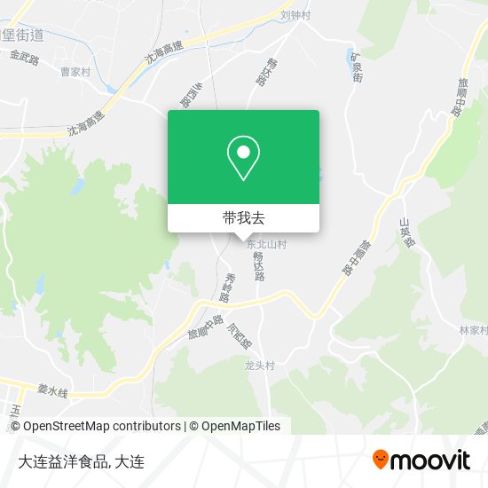 大连益洋食品地图