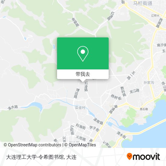 大连理工大学-令希图书馆地图