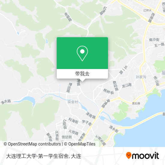 大连理工大学-第一学生宿舍地图
