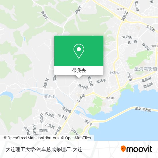 大连理工大学-汽车总成修理厂地图