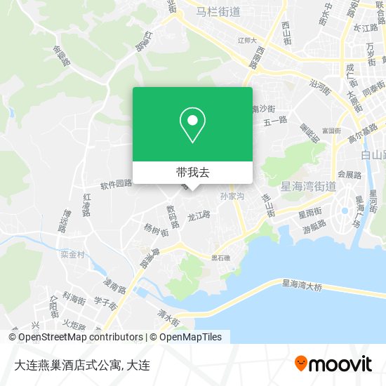 大连燕巢酒店式公寓地图