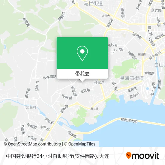 中国建设银行24小时自助银行(软件园路)地图