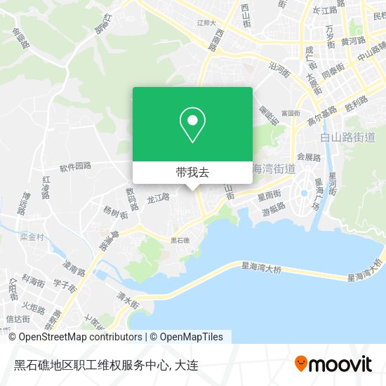 黑石礁地区职工维权服务中心地图