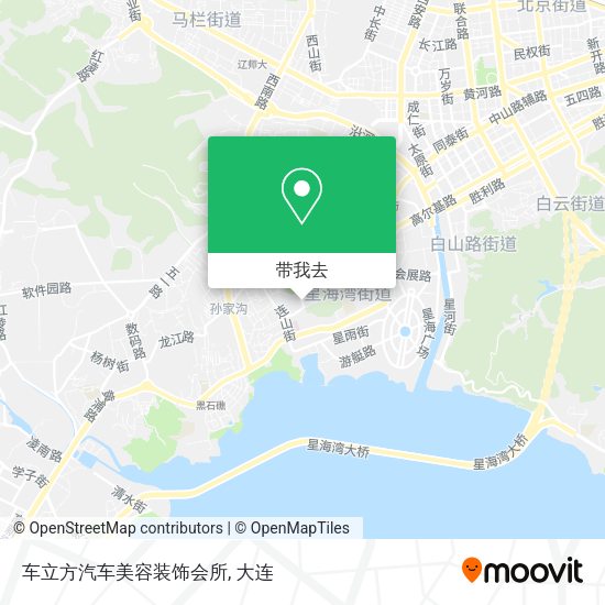车立方汽车美容装饰会所地图