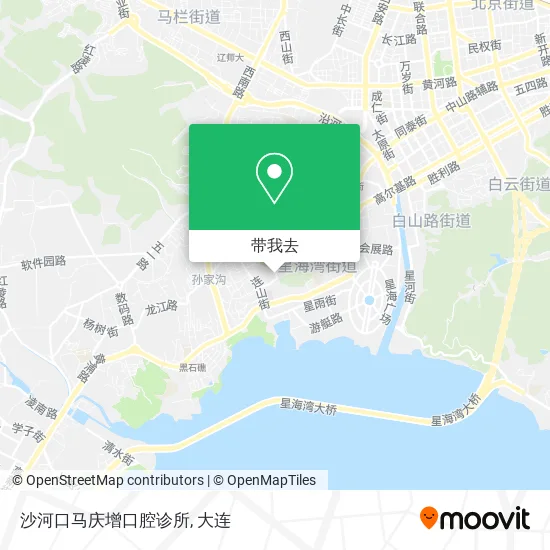 沙河口马庆增口腔诊所地图