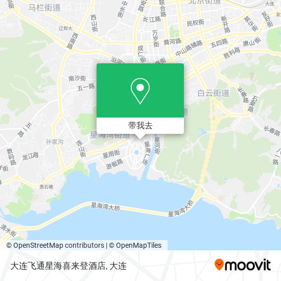 大连飞通星海喜来登酒店地图