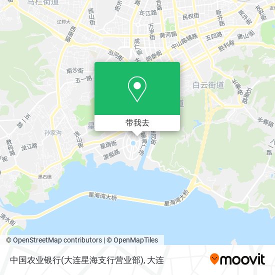 中国农业银行(大连星海支行营业部)地图