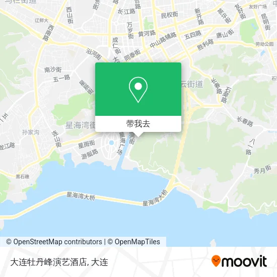 大连牡丹峰演艺酒店地图