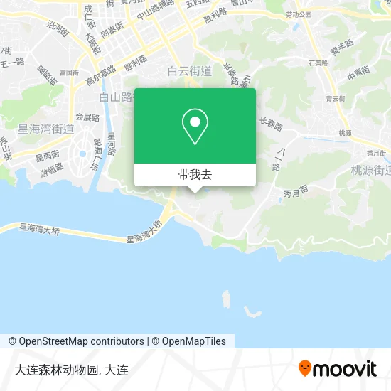大连森林动物园地图