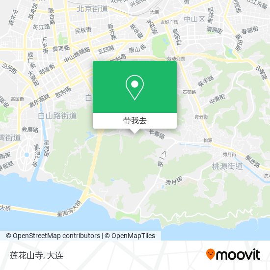 莲花山寺地图