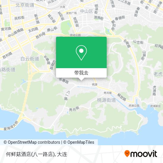何鲜菇酒店(八一路店)地图