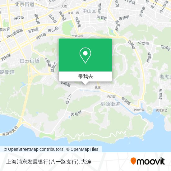 上海浦东发展银行(八一路支行)地图