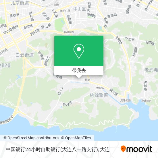 中国银行24小时自助银行(大连八一路支行)地图