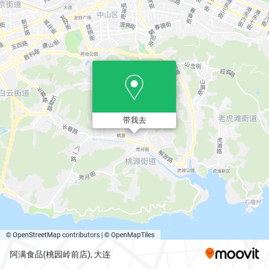 阿满食品(桃园岭前店)地图